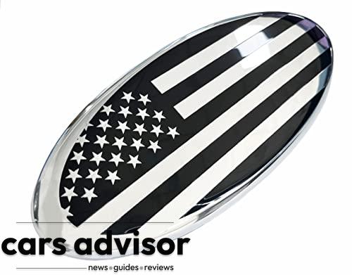 9inch Emblem for Ford, American Flag F150 Emblem Ford Front Grille ...