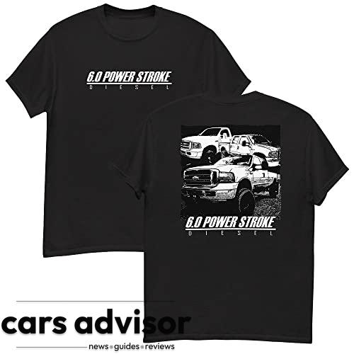 Aggressive Thread 6.0 Power Stroke Trucks T-Shirt Black...