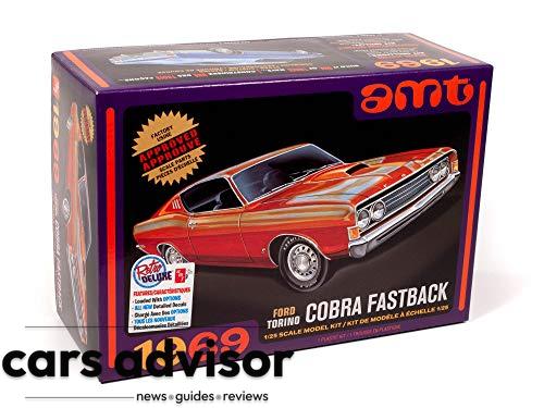 AMT 1969 Ford Torino Cobra Fastback 1:25 Scale Model Kit...