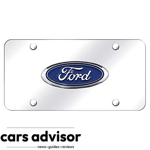 Au-Tomotive Gold, INC. Ford 3D Logo on Chrome Stainless Steel Licen...