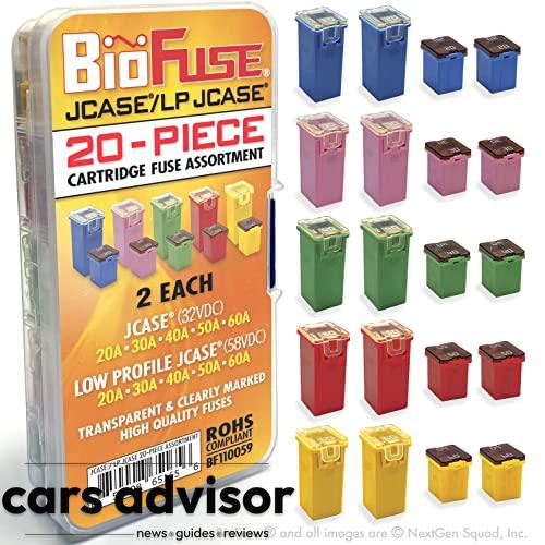 BioFuse JCASE & LP (Low Profile) JCASE 20-Piece Cartridge Fuse Asso...
