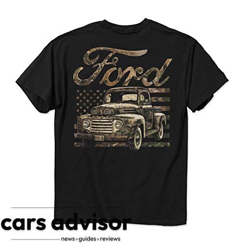 Buck Wear Ford-49 Camo Flag 5 oz T-Shirt, 2XL...