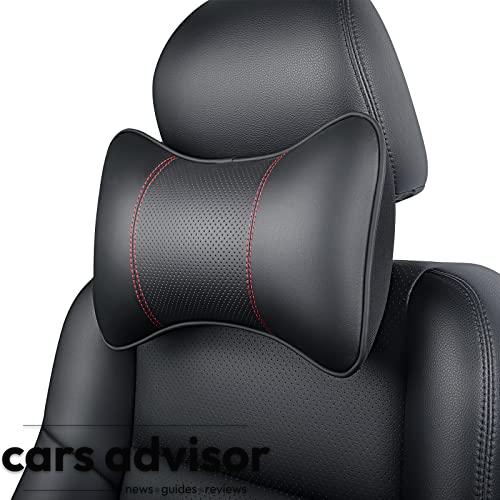 CAR ROVER Car Seat Neck Support Pillow Soft Memory Foam Headrest wi...