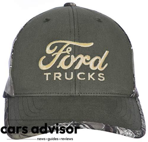 Checkered Flag Men s Ford Trucks Cap an Adjustable Camouflage Hat...