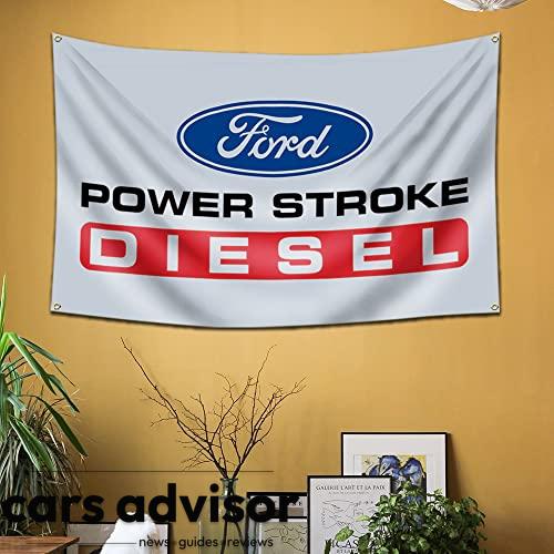 Felizer Ford Diesel Trucks Power Stroke Flag (3x5ft, Anti-fade Poly...