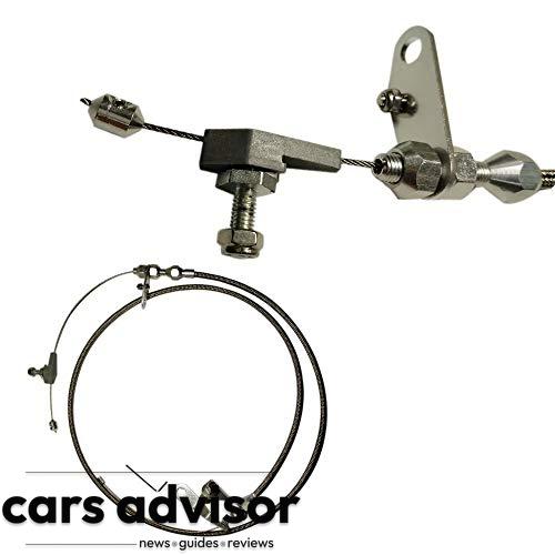 for All Ford C6 C-6 Transmission Kick Down Cable Kit, Stainless Bra...