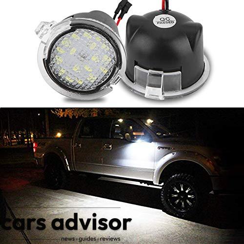 Full Led Side Under Mirror Puddle Light for Ford F-150 Expedition E...