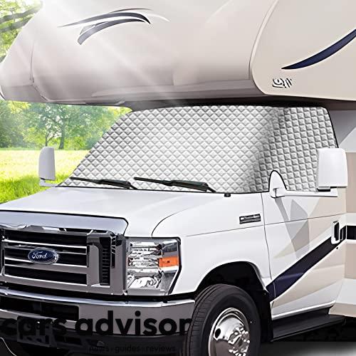 Komsepor RV Windshield Cover for Class C Ford 1997-2022 RV Front Wi...