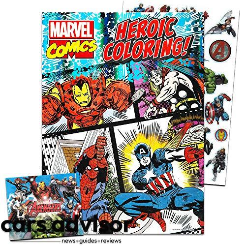 Marvel Comics Coloring Book for Adults Relaxation Set ~ Advanced Ma...