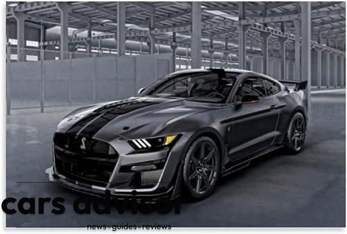 NIUZWDE Ford Mustang Shelby GT500 sports car poster - Ford Mustang ...