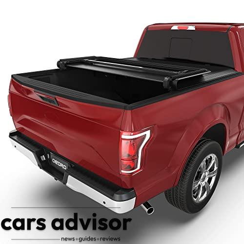 oEdRo Upgraded Tri-Fold Truck Bed Tonneau Cover Compatible with 201...