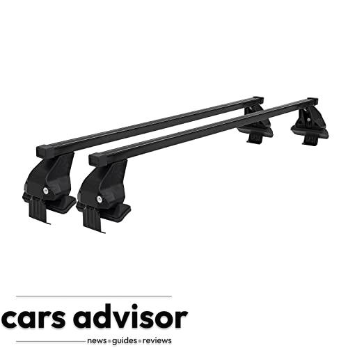 OMAC Smooth Roof Rack Cross Bar Set for Ford F150 SuperCab 2015 to ...