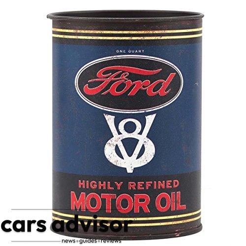 Open Road Brands Ford V8 Motor Oil Metal Can - Vintage Oil Can for ...
