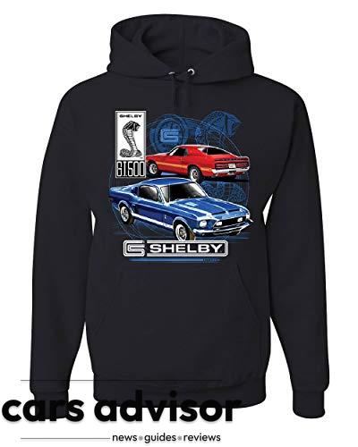 Tee Hunt Ford Mustang Shelby GT500 Hoodie Cobra Fan Racing Sweatshi...