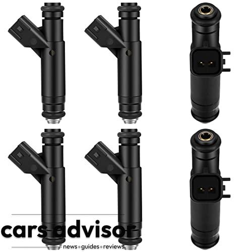 6Pcs 1F1Z9F593DA 4Hole Fuel Injectors Fit for Ford for Rangery 3.0L...