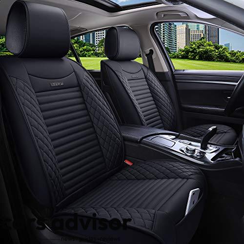 Aierxuan 5 Car Seat Covers Full Set Waterproof Leather Universal Ni...