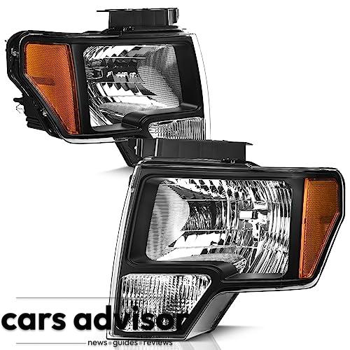 AUTOSAVER88 Headlight Assembly Compatible with Ford F150 Truck Repl...