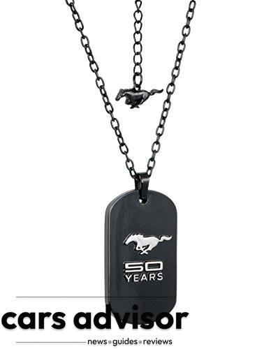 Baron-Jewelry Unique black polished Brass dog-tag necklace showcasi...