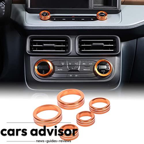 Car Centre Console Air Conditioner Volume Knob Button Circle Cover ...