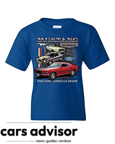 Ford Mustang Classics Youth T-Shirt Muscle Car Untamed American Spi...