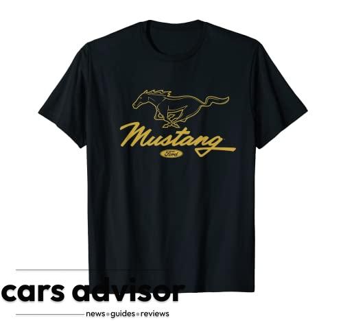 Ford Mustang Pony Script Logo T-Shirt...