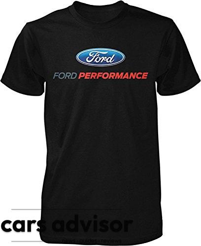 Ford Performance T-Shirt Mustang GT ST Racing (Front Print), Black,...