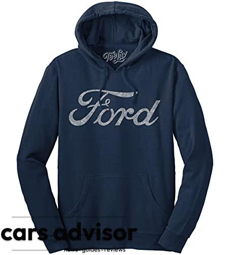 Ford Signature Pull Over Hoodie Soft Touch Hoodie-XL Navy Heather...