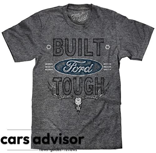 Ford Tough T-Shirt | Soft Touch Fabric-XX-Large,Heather Graphite...