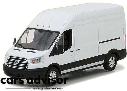 Greenlight 2017 for Ford Transit Extended Van HIGH ROOF Oxford Whit...