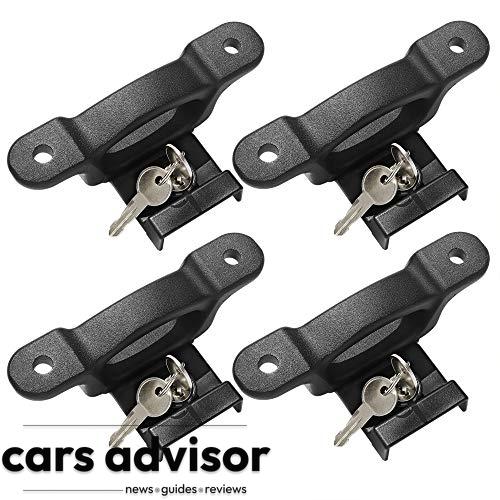 HUMUTA 4 Pack Boxlink Bed Tie Down Anchors Cleats for Ford 2015-202...
