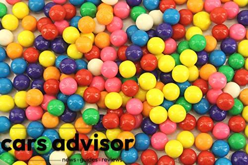 Mini Assorted Gum Balls - 8 Ounce - 8 Fruit Flavors Dubble Bubble -...