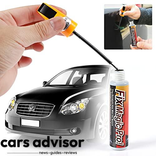 Ouzorp Car Touch Up Paint Black Fill Pen Scratch Repair Two-In-One...