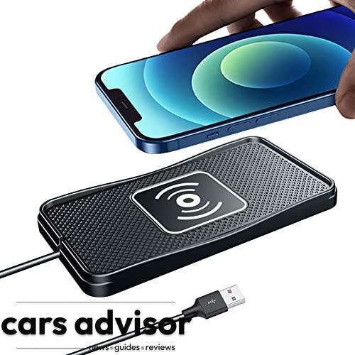 Wireless Phone Charger Qi Car Charging Pad Fast 15W 10W 7.5W Quick ...