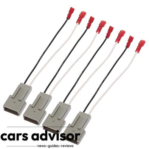X AUTOHAUX 4pcs 72-5512 Car Speaker Connector Harness Adapter for F...