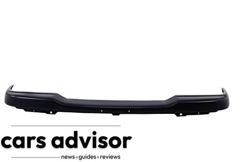 CarPartsDepot Front Black Steel Bumper Face Bar Compatible For Ford...