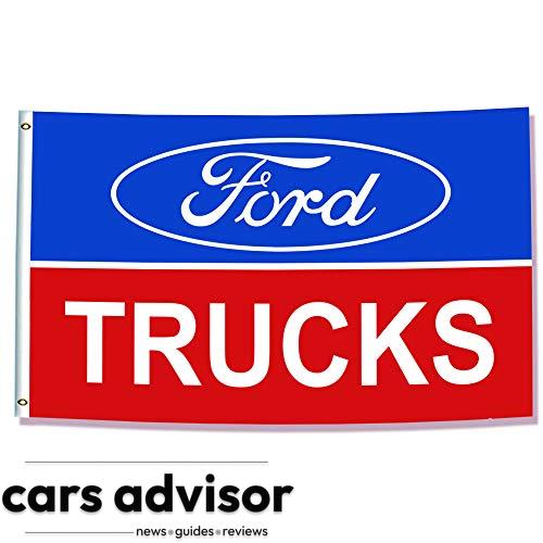 ENMOON Flag for Ford Trucks Fans for Garage Outdoor (3x5ft, Vivid C...