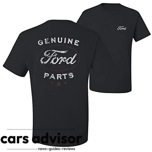 Vintage Distressed Genuine Ford Parts Cars and Trucks Front and Bac...