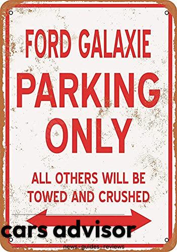 Vintage Look Metal Sign - Ford Galaxie Parking ONLY -8x12 inch...