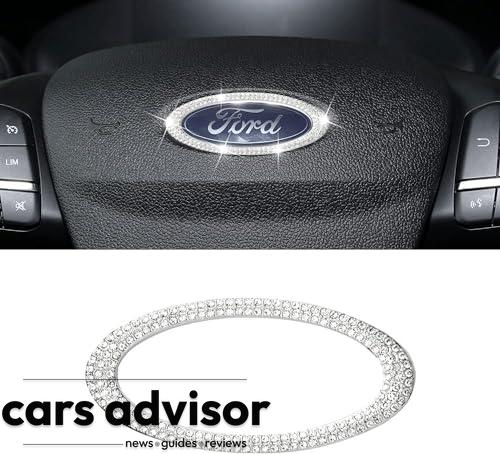 1Pcs 3D Metal Bling Car Accessories for Women Compatible with Ford,...