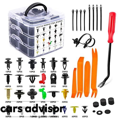 860Pcs Car Retainer Bumper Clips and Fastener Remover Kit 25 Sizes ...