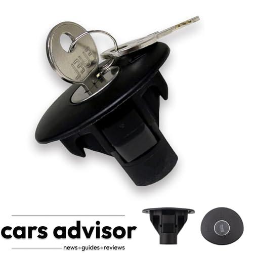 Ajxn Pack-1 Car Gas Cap with Lock, Durable Waterproof Anti-Theft Fu...