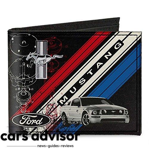 Buckle-Down Canvas Bifold Wallet - Mustang...