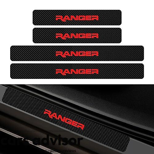 Car Door Sill Protector for Ranger Accessories 2019-2023 2024, Carb...