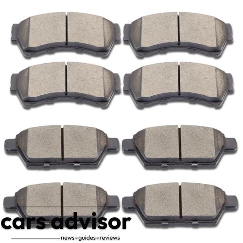 Ceramic Brake Pads Kits,SCITOO 8pcs Brakes Pads Set fit for 2006-20...