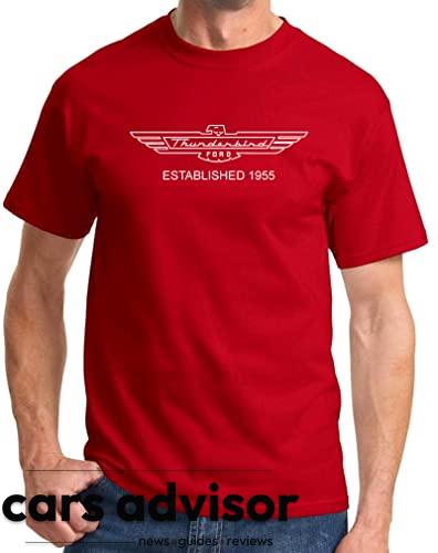 Classic Ford Thunderbird Logo Established Year Classic Print Tshirt...