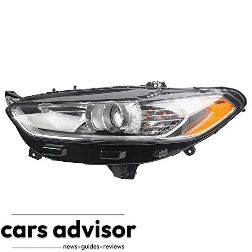 Dasbecan Halogen Headlights w bulbs Compatible With Ford Fusion 201...
