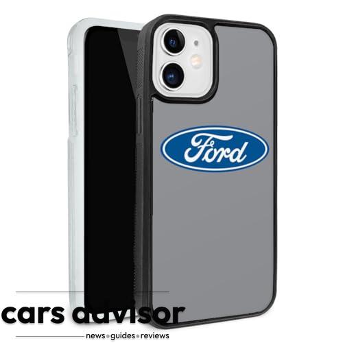 Ford Motor Company Blue Oval Logo Protective Slim Fit Hybrid Rubber...