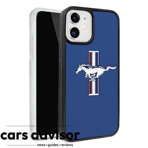 Ford Mustang Logo Protective Slim Fit Hybrid Rubber Bumper Case Fit...