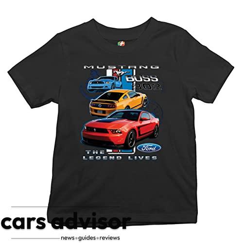 Ford Mustang The Legend Lives Kid s T-Shirt Muscle Performance Boys...