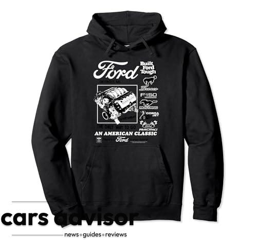Ford Retro Ad Logos Pullover Hoodie...